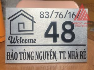 Bảng số nhà