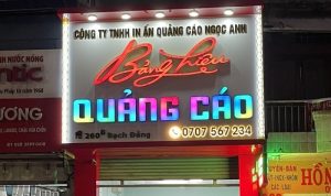 Xưởng làm bảng hiệu alu chữ nổi tại Bình Thạnh – thi công nhanh, giá rẻ