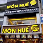 Bảng hiệu quán ăn Bình Thạnh đẹp nổi bật thu hút khách hàng