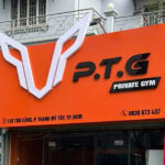 bảng hiệu phòng gym alu chữ nổi đẹp